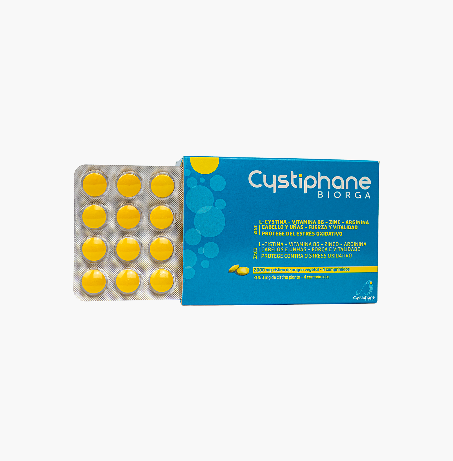 Cystiphane Anti-Hair Loss Tablets, 120 Count - For Visibly Thicker, Stronger Hair 2 Cystiphane Anti-Hair Loss Tablets, 120 Count - For Visibly Thicker, Stronger Hair - Image 2