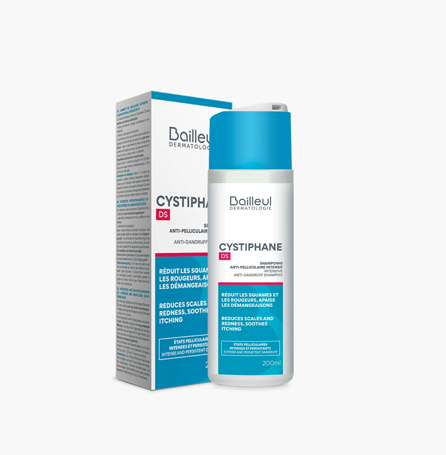 Cystiphane Anti-Dandruff Shampoo DS - Double Strength Relief for a Healthy Scalp
