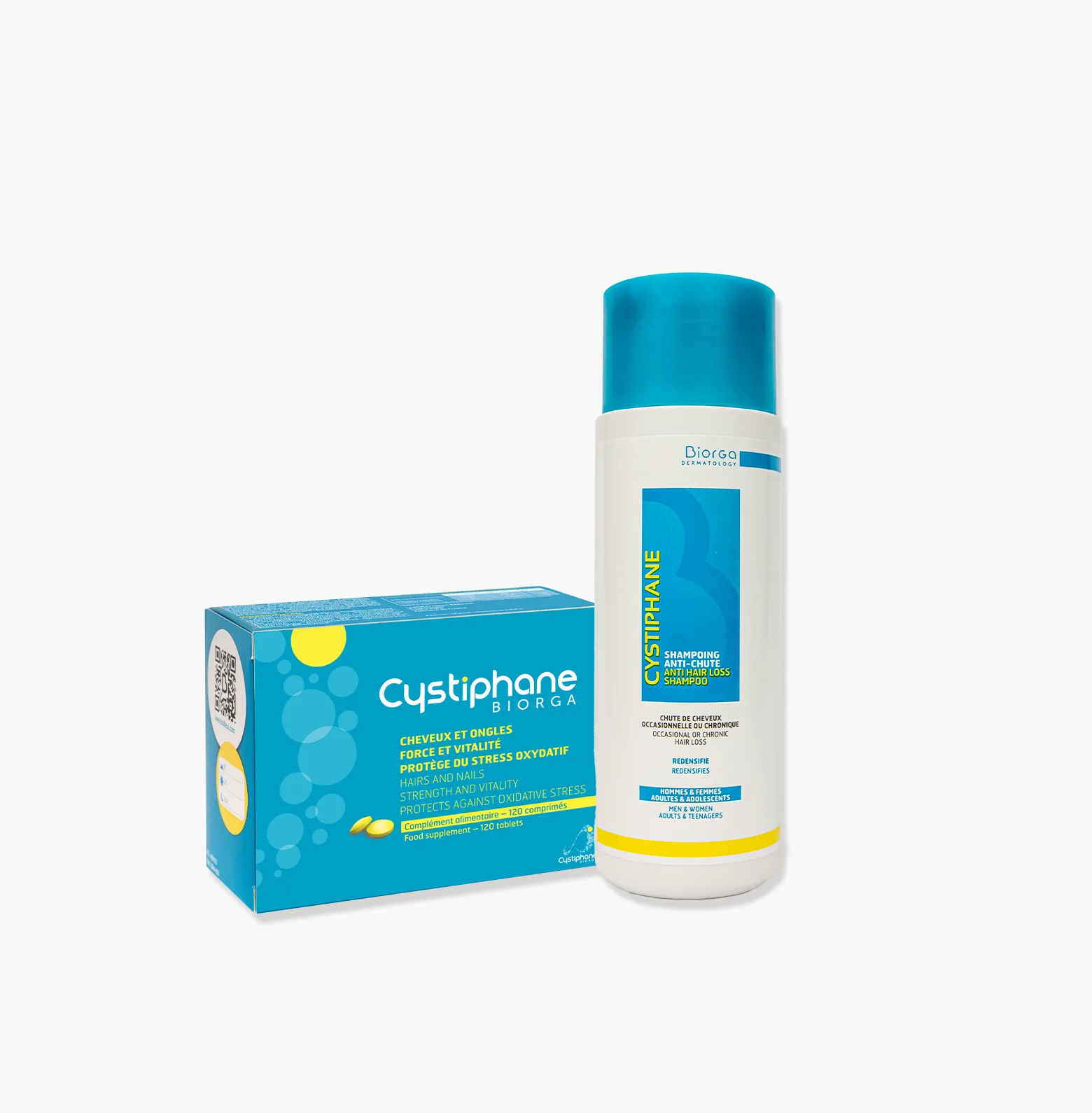 Cystiphane Tablets + Anti-Hair Loss Shampoo