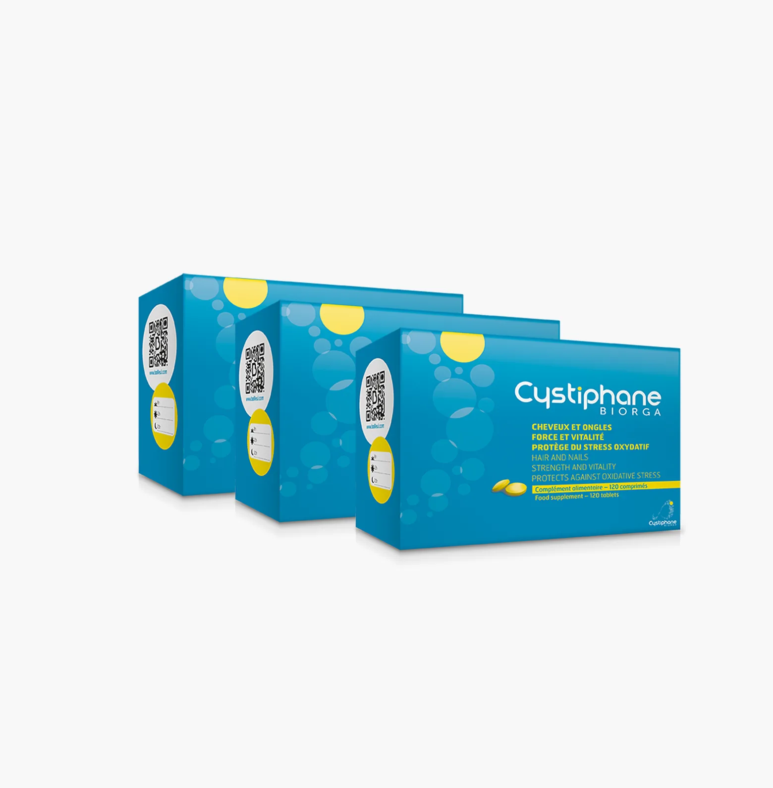 3 Packs of Cystiphane Anti-Hair Loss Tablets (360 Count) - Image 3