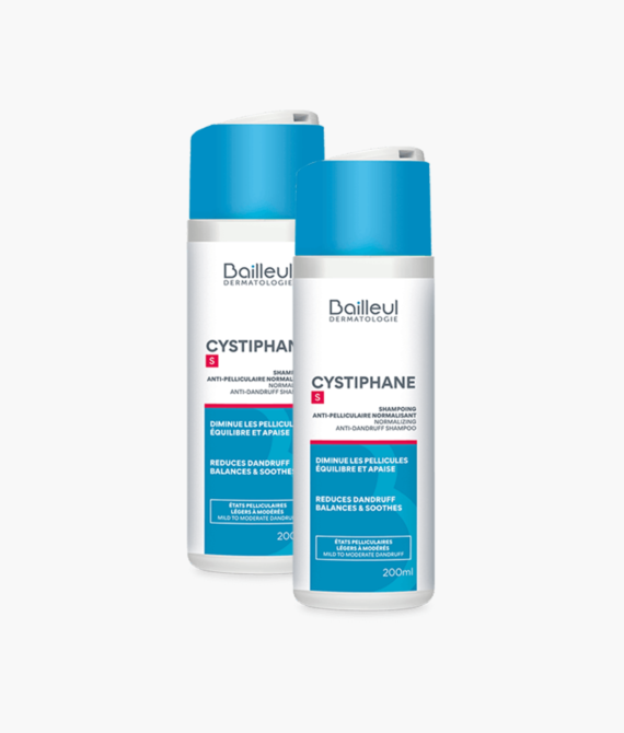 2 Packs of Cystiphane Anti-Dandruff Shampoo S